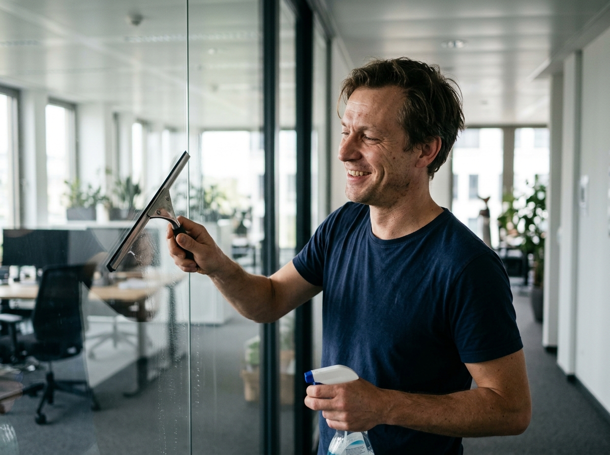 Glas- und Fensterreinigung